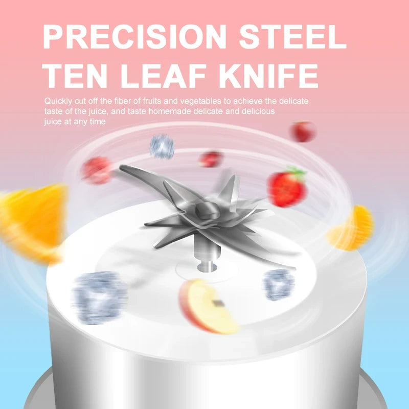 Portable USB Fruit Smoothie Blender