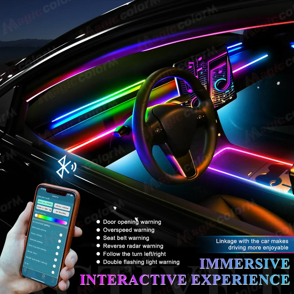 RGB LED Interior Ambient Light Kit