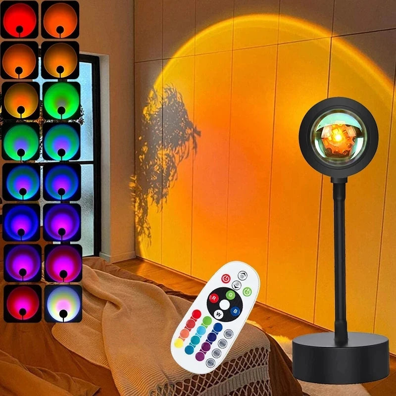 Color Changing Sunset Projection Lamp