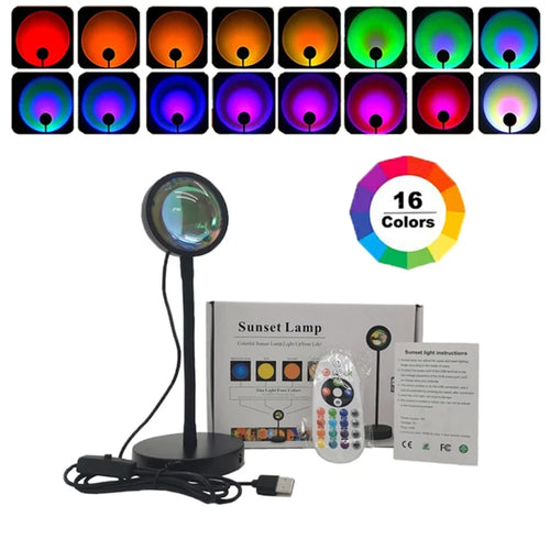 Color Changing Sunset Projection Lamp